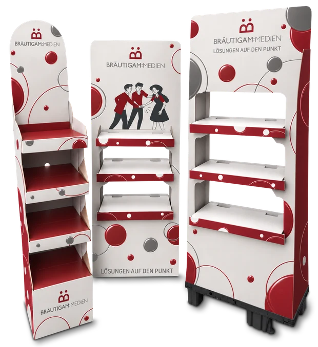 Mock-up: POS-Display / Aufsteller