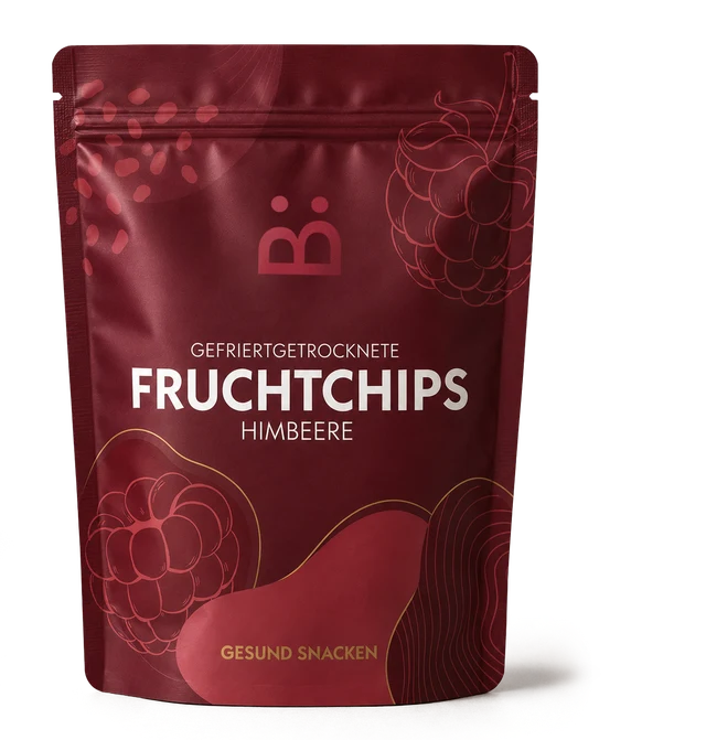 Mock-up: Standbeutel für Fruchtchips